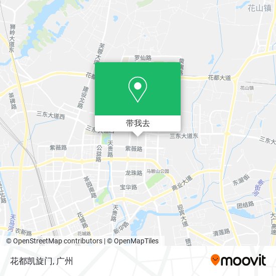 花都凯旋门地图