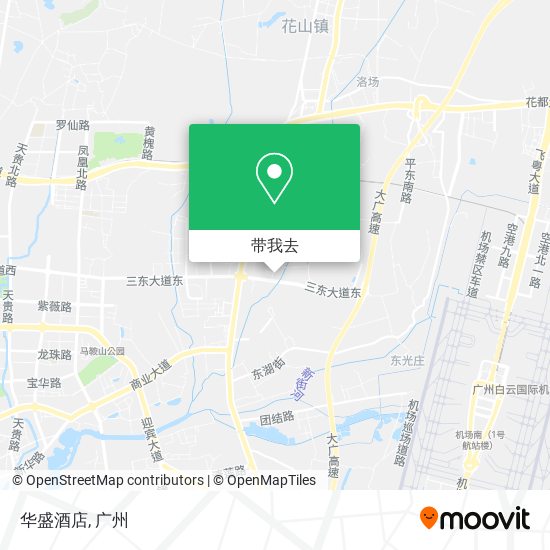 华盛酒店地图