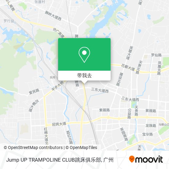 Jump UP TRAMPOLINE CLUB跳床俱乐部地图