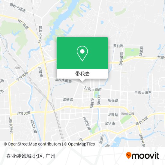 喜业装饰城-北区地图