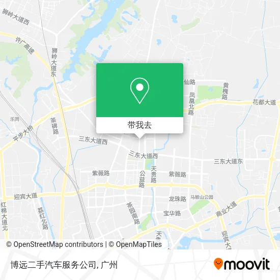 博远二手汽车服务公司地图