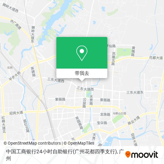 中国工商银行24小时自助银行(广州花都四季支行)地图