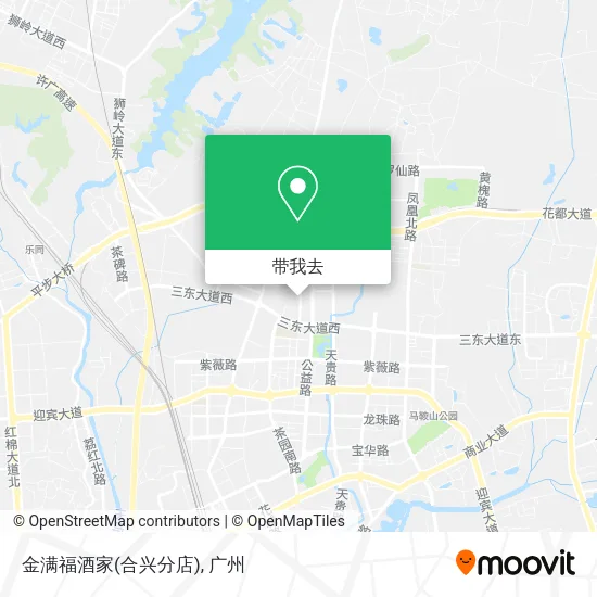 金满福酒家(合兴分店)地图