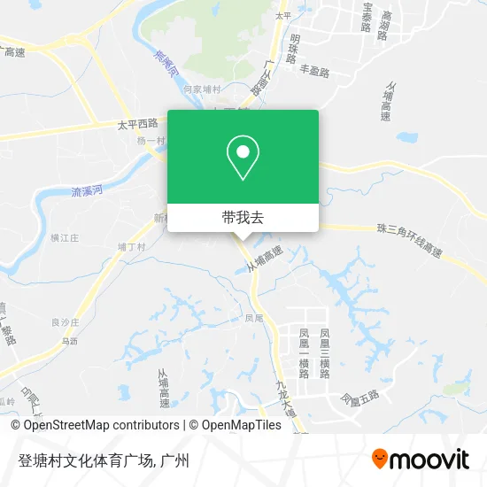 登塘村文化体育广场地图