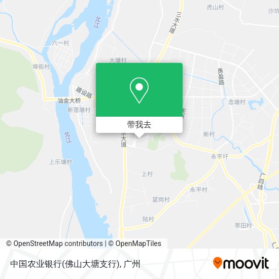 中国农业银行(佛山大塘支行)地图