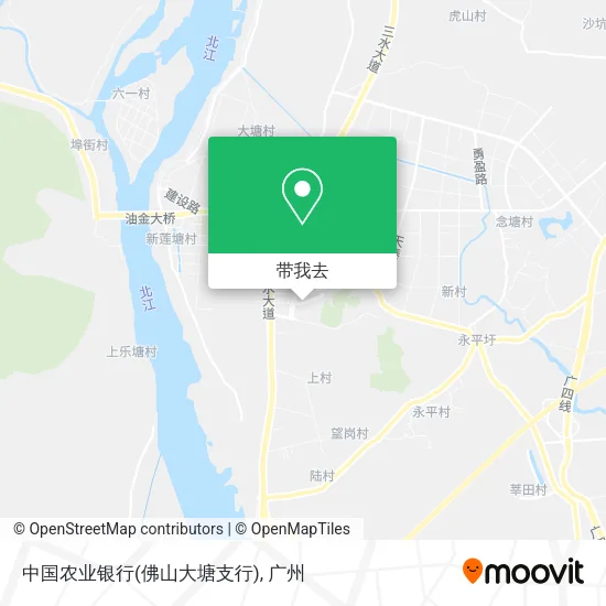 中国农业银行(佛山大塘支行)地图