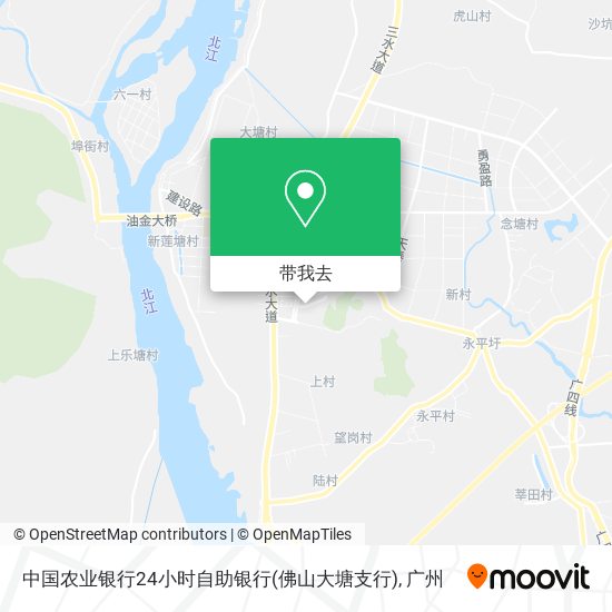 中国农业银行24小时自助银行(佛山大塘支行)地图
