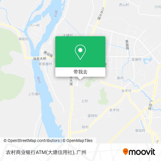 农村商业银行ATM(大塘信用社)地图