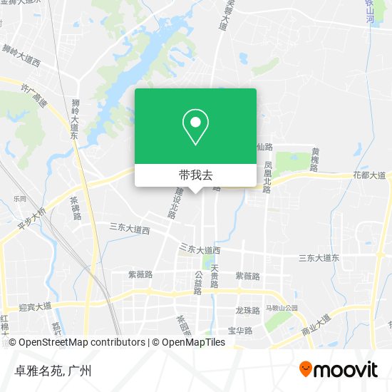 卓雅名苑地图
