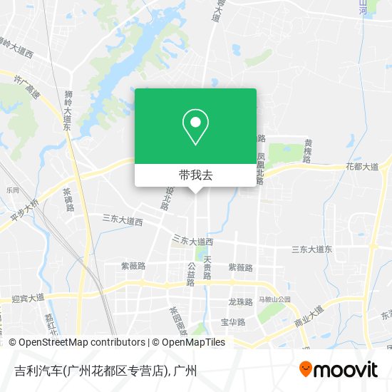 吉利汽车(广州花都区专营店)地图