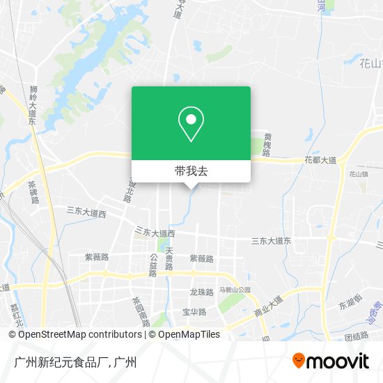 广州新纪元食品厂地图