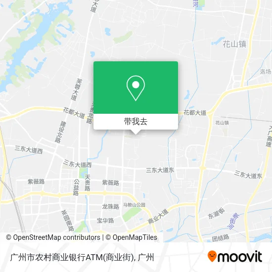 广州市农村商业银行ATM(商业街)地图