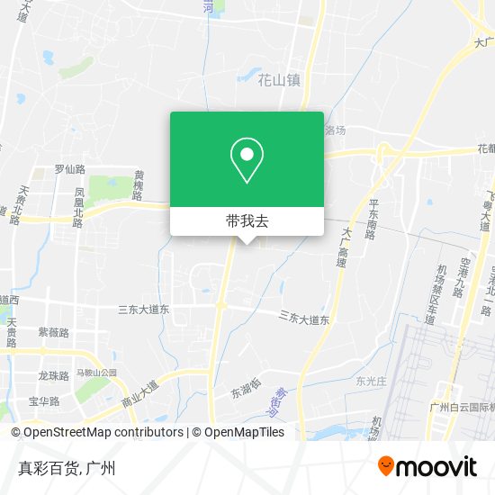 真彩百货地图