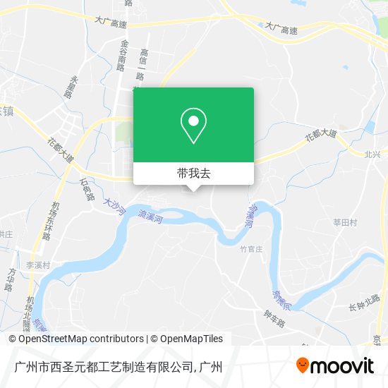 广州市西圣元都工艺制造有限公司地图