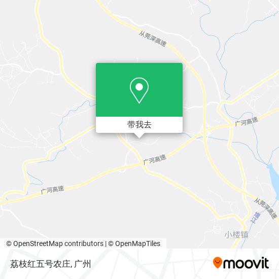 荔枝红五号农庄地图