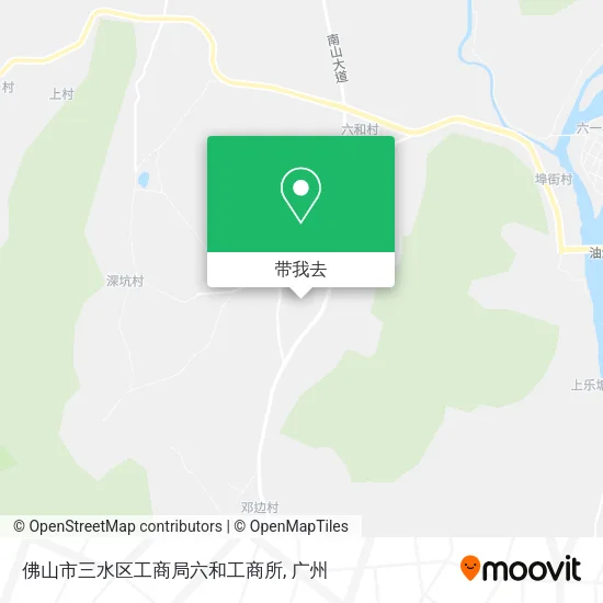 佛山市三水区工商局六和工商所地图