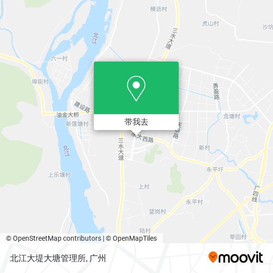北江大堤大塘管理所地图