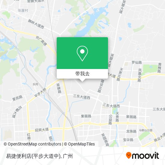 易捷便利店(平步大道中)地图
