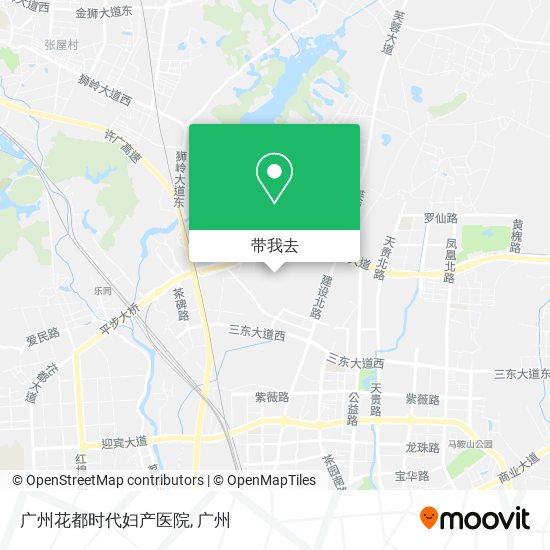 广州花都时代妇产医院地图