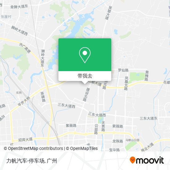 力帆汽车-停车场地图