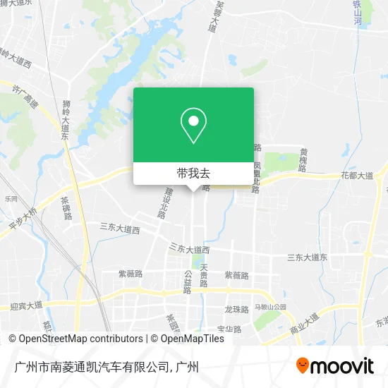 广州市南菱通凯汽车有限公司地图