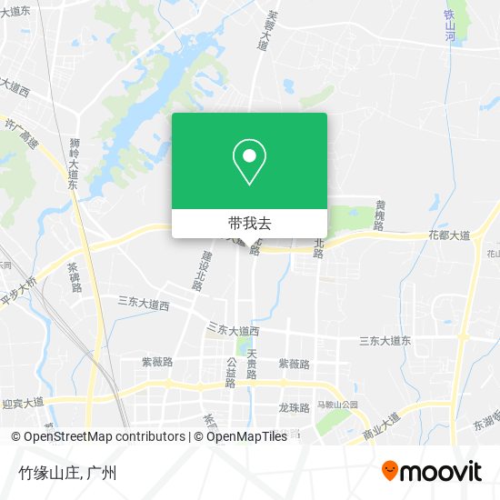 竹缘山庄地图