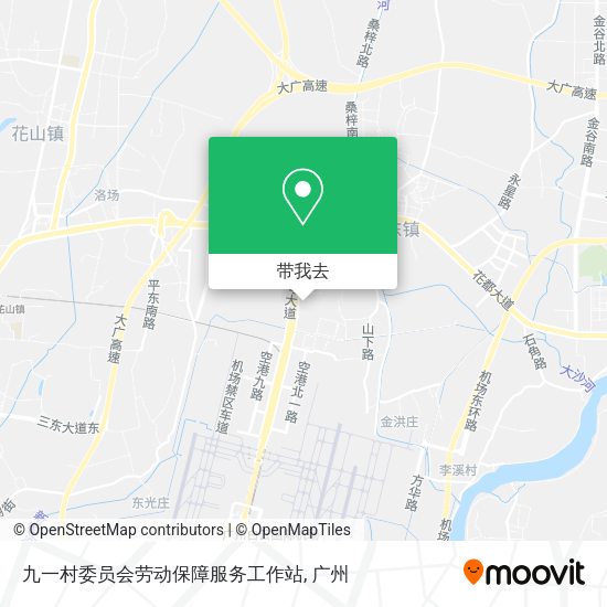 九一村委员会劳动保障服务工作站地图