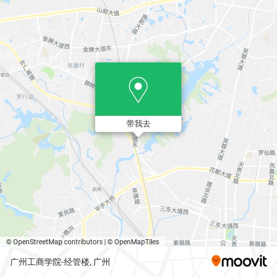 广州工商学院-经管楼地图