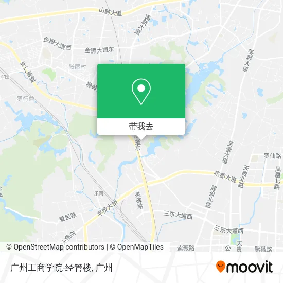 广州工商学院-经管楼地图