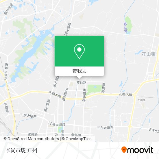 长岗市场地图