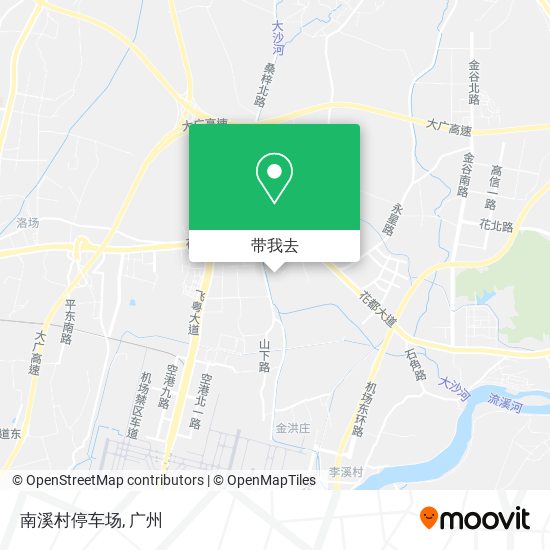 南溪村停车场地图