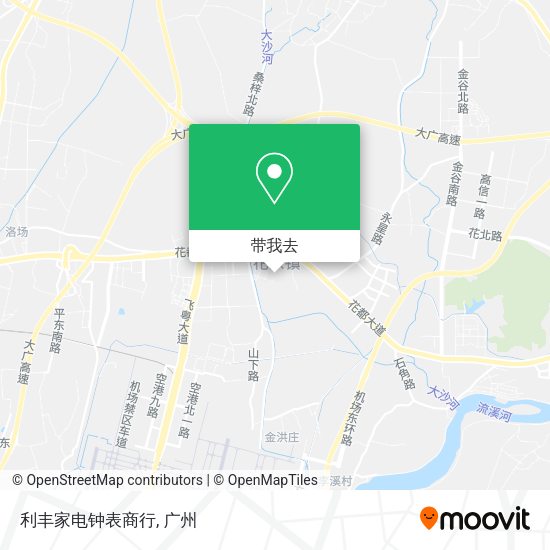 利丰家电钟表商行地图