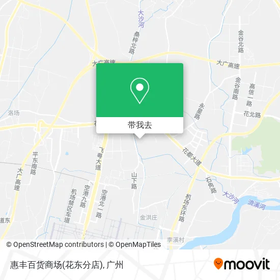 惠丰百货商场(花东分店)地图