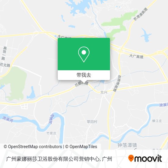 广州蒙娜丽莎卫浴股份有限公司营销中心地图