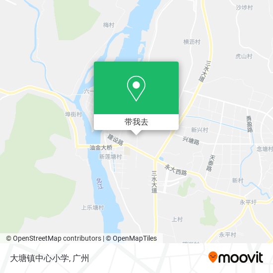 大塘镇中心小学地图