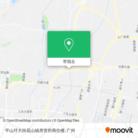 平山圩大街花山镇房管所商住楼地图