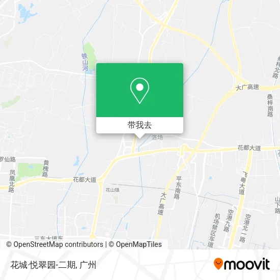 花城·悦翠园-二期地图