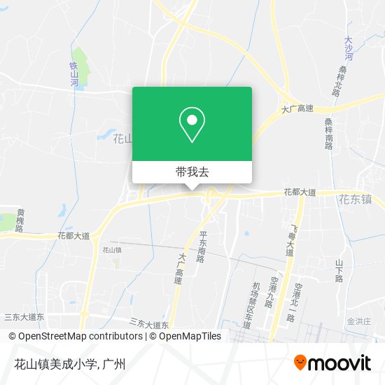 花山镇美成小学地图