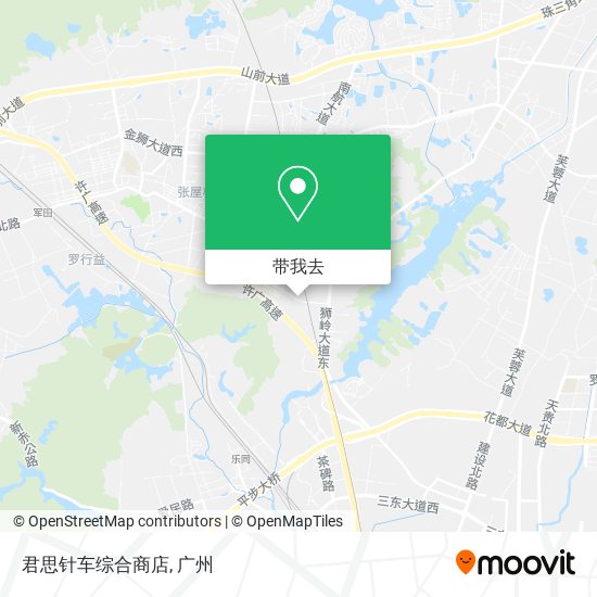 君思针车综合商店地图