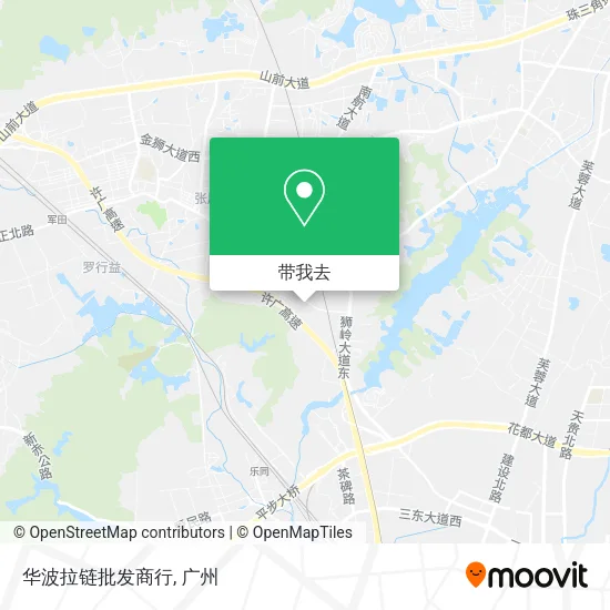 华波拉链批发商行地图