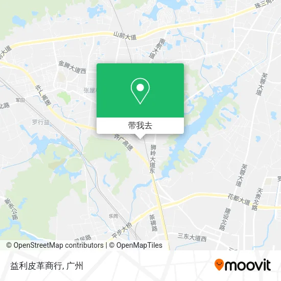 益利皮革商行地图