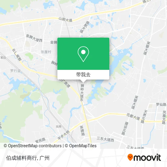 伯成辅料商行地图