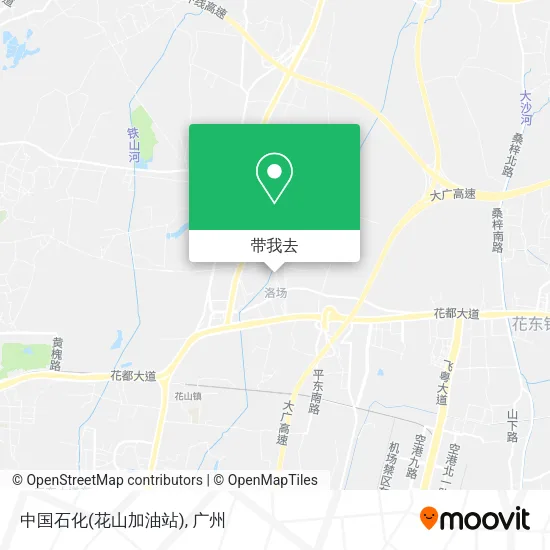 中国石化(花山加油站)地图