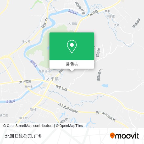 北回归线公园地图