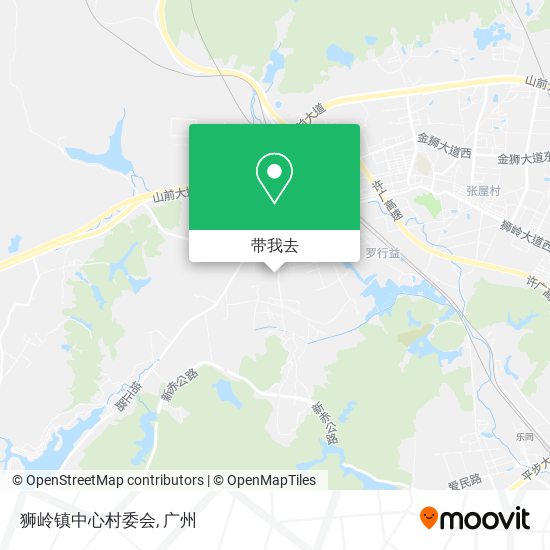 狮岭镇中心村委会地图
