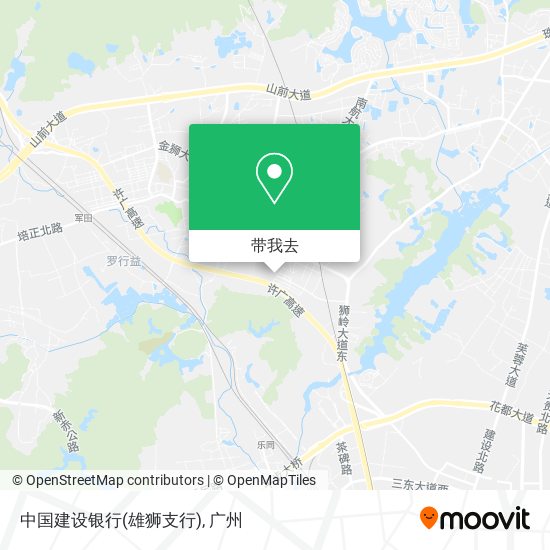 中国建设银行(雄狮支行)地图