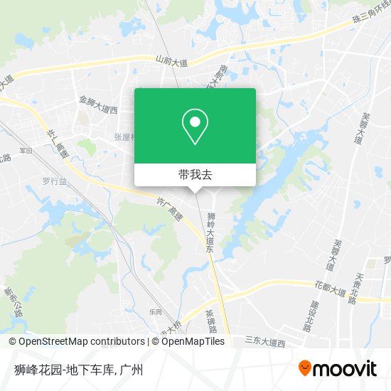 狮峰花园-地下车库地图