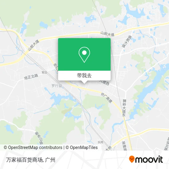 万家福百货商场地图