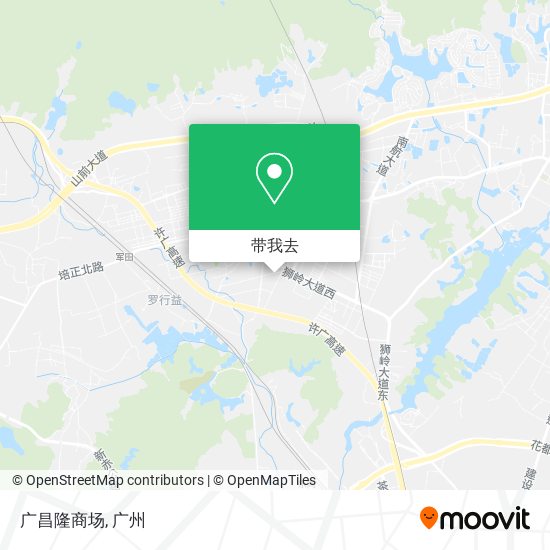 广昌隆商场地图
