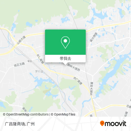 广昌隆商场地图